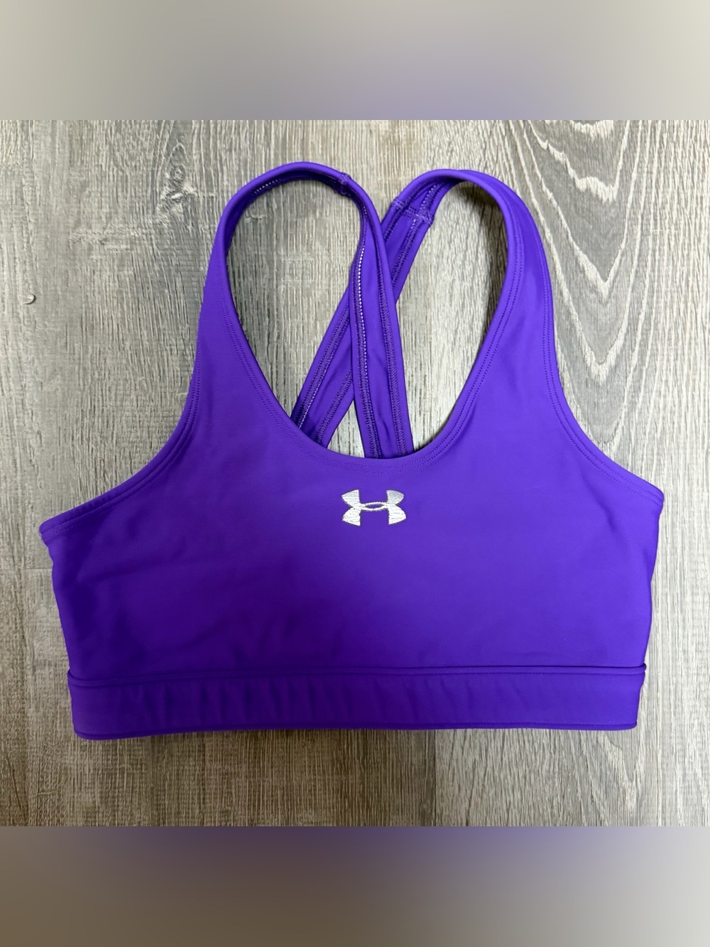 Under Armour Violet Crossback Sports Bra